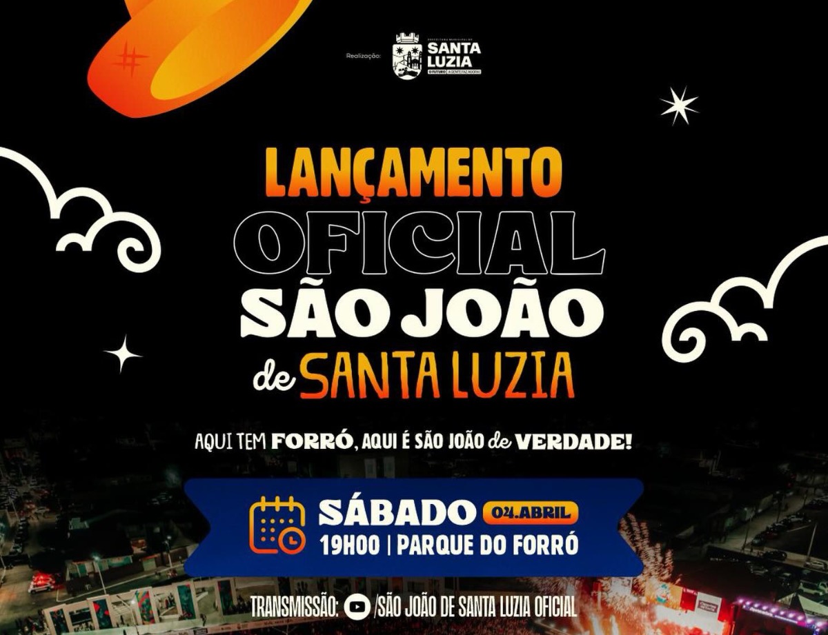Com forr� como protagonista, prefeito Henry Lira lan�a programa��o do S�o Jo�o de Santa Luzia 2026 neste s�bado (4)